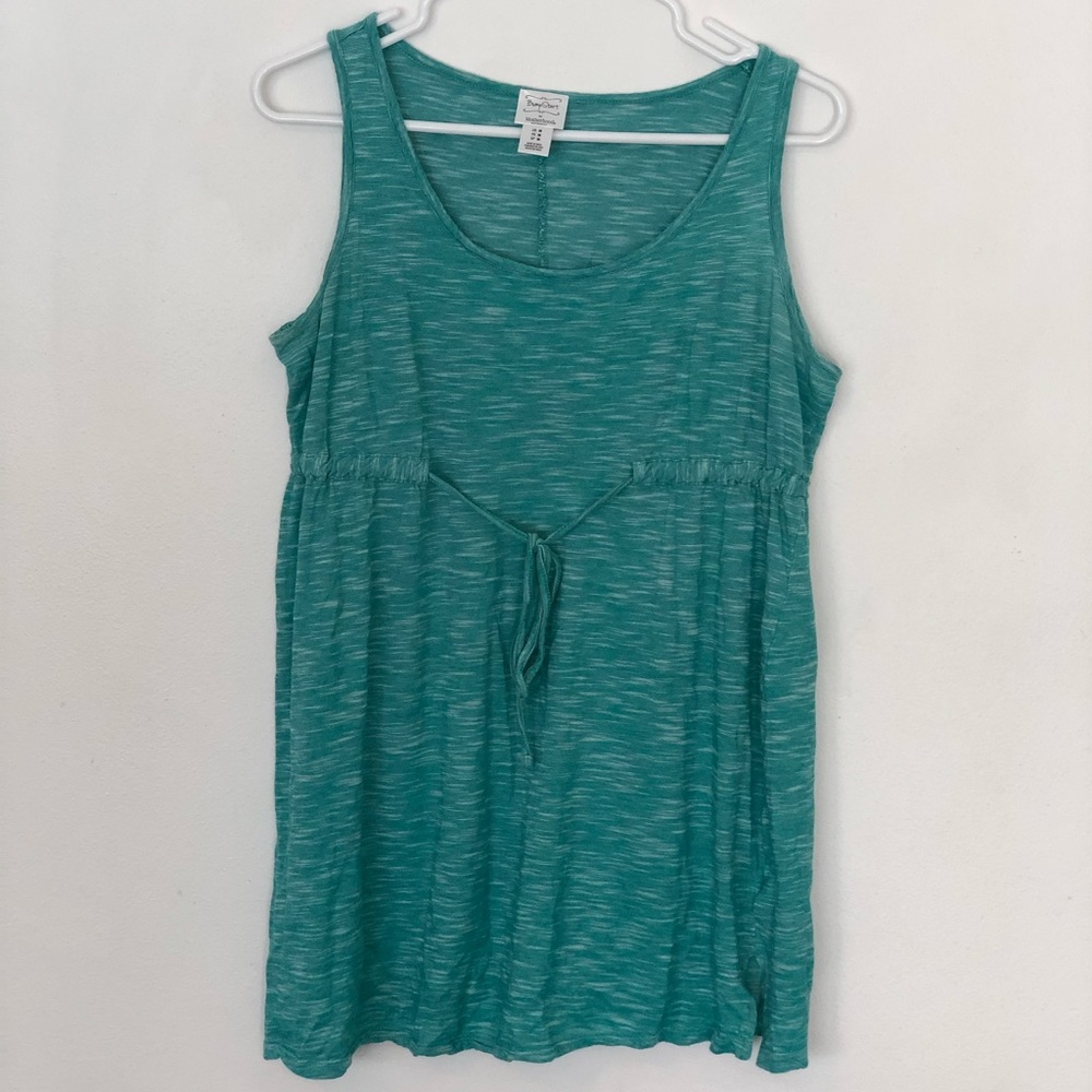 Maternity front tie shirt